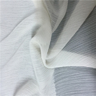 CRINKLE CHIFFON White Polyester Fabric , Washable 100 Percent Polyester Fabric